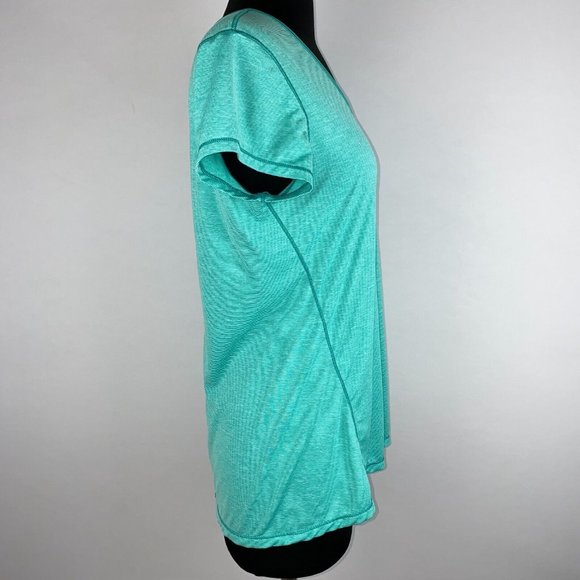 Old Navy Active Go Dry M Micro Striped Heather Activewear T-Shirt Tee - Picture 11 of 12